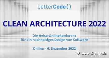 heise-Angebot: betterCode() Clean Architecture: Konferenz für ein nachhaltiges Software-Design