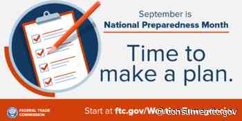It's National Preparedness Month. Are you ready? - Federal Trade Commission (.gov)