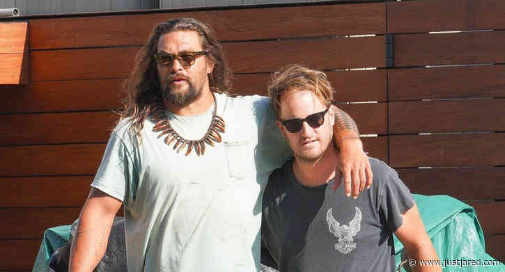Jason Momoa Takes a Break from 'See' Press to Enjoy Lunch with a Friend (Photos)