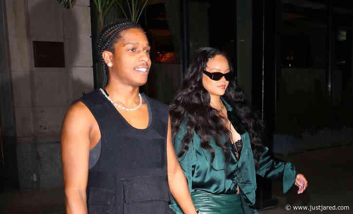 Rihanna & A$AP Rocky Depart a NYC Hotel After a Night on the Town (Photos)