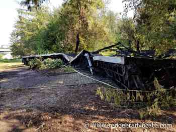 Red Deer RCMP says insufficient evidence to prove gazebo fire was deliberate - Red Deer Advocate