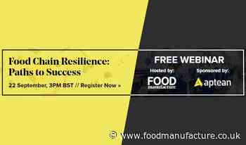 Registrations open for Food Chain Resilience free webinar