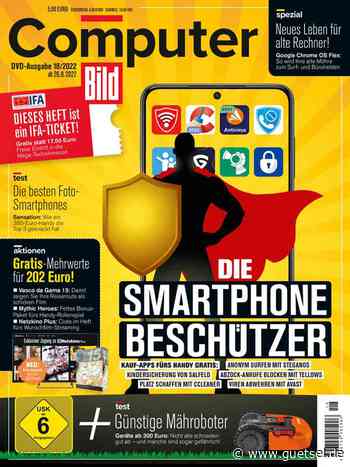 Smarte Mähroboter im Test, Computer Bild prüft 5 Modelle ab 299 Euro, Gütsel Online, OWL live - Gütsel