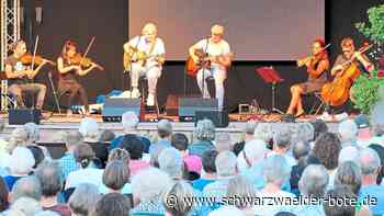 »Kultur im Freien« in Wildberg: In der Schlossanlage leuchten Handylämpchen
