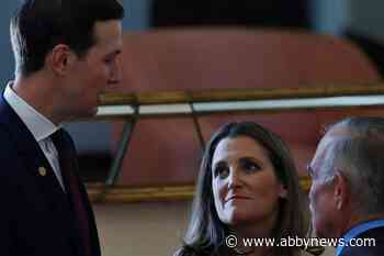 Freeland shrugs off criticism in book, says Canada just responded to Trump bullying