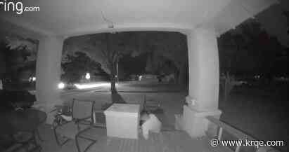 A drive by shooting caught on camera in Roswell