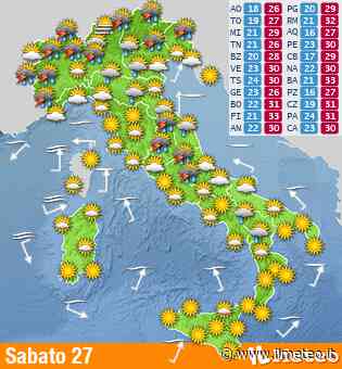 Meteo Prato: oggi nubi sparse, Sabato 27 foschia, Domenica 28 poco nuvoloso - iLMeteo.it