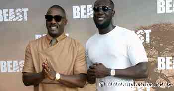 Stormzy hugs Idris Elba as the pair meet up in Hackney - My London