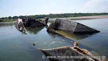 Was das Niedrigwasser zum Vorschein bringt