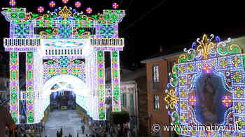 Montefalcione. Luminarie piro-musicali: opera d'arte e di devozione a Sant'Antonio - Prima Tivvù
