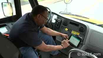 Durham Public Schools unveil new smart buses equipped with tablets - WTVD-TV
