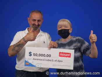 Ajax couple celebrating lotto win - durhamradionews.com