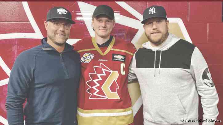 Chilliwack Chiefs name Abram Wiebe of Mission as their 33rd team captain