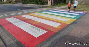 Regenboogzebrapaden en opvallende fietskruisingen zetten zwakke weggebruikers in de verf - Het Laatste Nieuws