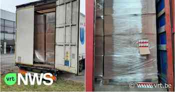 Douane vindt 40 miljoen namaaksigaretten in vrachtwagens in Duffel - Vlaamse Radio- en Televisieomroeporganisatie