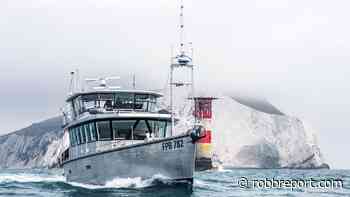 Boat of the Week: This Old-School Aluminum Explorer Yacht Was Designed to Slice Through Ice With Ease - Robb Report