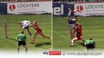 Lewis Murphy scores spectacular acrobatic try against Hull KR! - Sky Sports