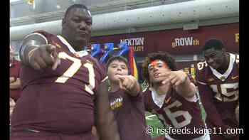 Gophers Football host their fourth annual Row the Boat Barbecue