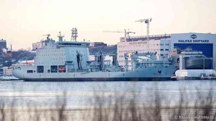 Shipbuilding delays force Ottawa to spend $187M to extend lease on navy supply ship