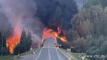RCMP say driver believed dead as fiery explosion closes Alaska Highway north of Fort St. John