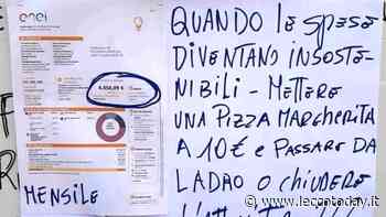 Bollette troppo care, a Lecco bar e ristoranti le mettono in vetrina - LeccoToday