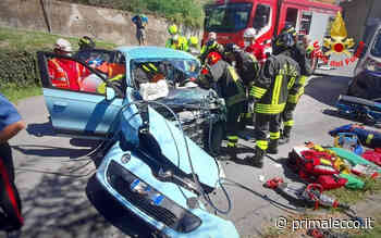 Schianto a Sirtori, 27enne finisce contro una recinzione - Prima Lecco