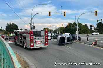 UPDATE: Avoid Ladner Trunk and Highway 17A due to a five-car MVA - Delta Optimist