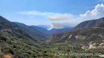 Angeles National Forest Fire Burns Nearly 100 Acres - NBC Southern California