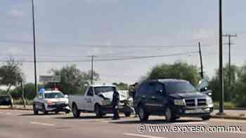 Carambola en el bulevar Ganaderos deja pérdidas materiales - EXPRESO