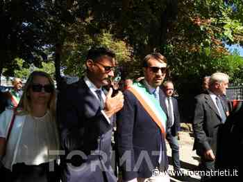 IL SINDACO DI RIETI, DANIELE SINIBALDI, AD AMATRICE PER IL SESTO ANNIVERSARIO DEL SISMA 2016 - FORMAT RIETI