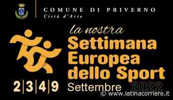 Priverno si prepara alla settimana Europea dello Sport, dal 2 al 9 settembre - LatinaCorriere