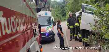 Benevento, giovane esce fuori strada con l’auto - BeneventoNews24.it