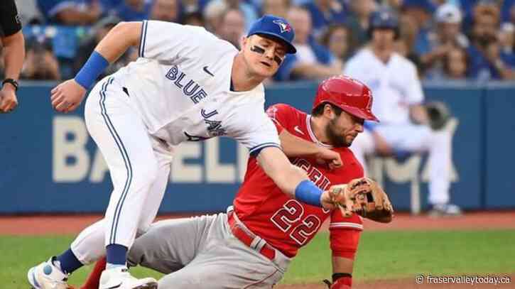 Angels snap slump by thumping tired Blue Jays 12-0