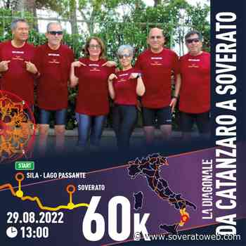 La traversata di 3.300 KM di corsa “La Diagonale” arriva a Soverato il 29 agosto 2022! - Soverato Web
