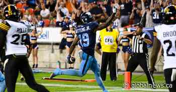 Hamilton Tiger-Cats stumble in second half again, lose big to Argos