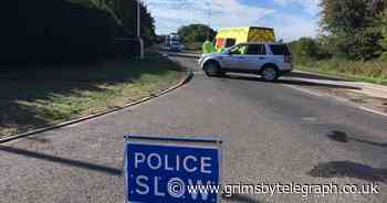 A16 closed and car on its side after crash - updates - Grimsby Live