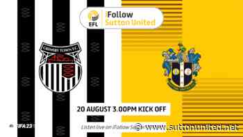 Grimsby v Sutton preview and travel information - Sutton United