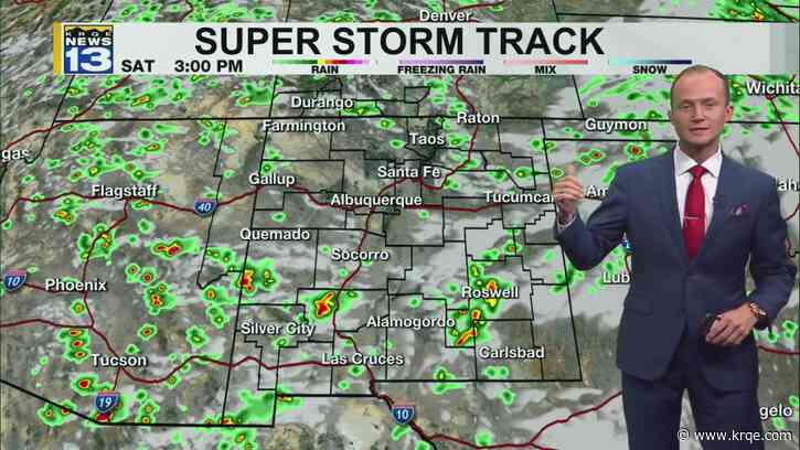 Drier and warmer this weekend