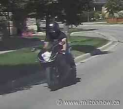 Halton Police search for motorcycle driver who fled in Burlington - miltonnow.ca