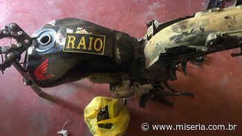 RAIO no Crato recupera resto de moto roubada e, noutra ação, prende foragido da justiça - Site Miséria