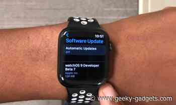 watchOS 9 Beta 7 in action (Video)