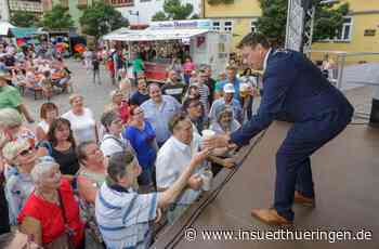 Schmalkalden - Fassbieranstich zum 30. Stadtfest - inSüdthüringen