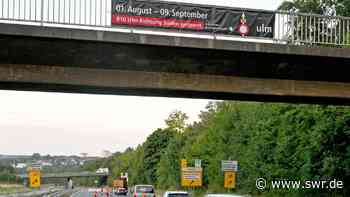 Staus wegen der Sperrung der Wallstraßenbrücke an der B10 in Ulm - SWR Aktuell