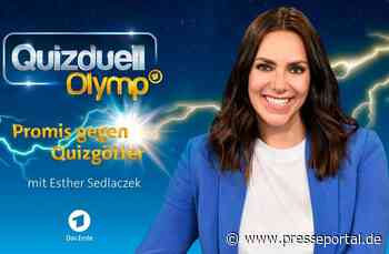 Erfolgreiche Premiere von Esther Sedlaczek im "Quizduell-Olymp" / Starke 13,4 Prozent Marktanteil zum Auftakt
