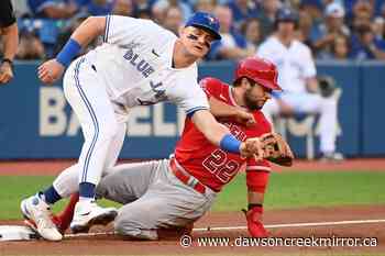 Angels snap slump by thumping tired Blue Jays 12-0 - Dawson Creek Mirror