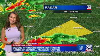 Severe Thunderstorm Warning including Gardner MA, Amherst MA and Athol MA until 2:15 PM EDT - Boston 25 News