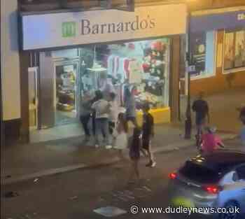 Shocking video shows man punched to ground as violence flares in Dudley - Dudley News