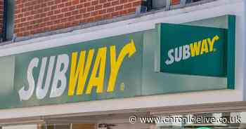 The food hygiene ratings of more than 50 Subway shops across the North East