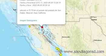 Sismo magnitud 2.9 sacude San Felipe, Baja California - SanDiegoRed