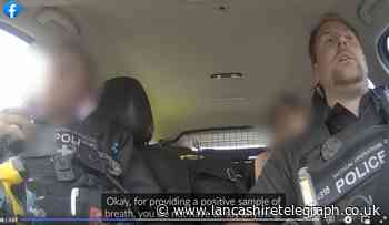 Police video shows woman, 20, arrested for drink driving in Bank Holiday warning